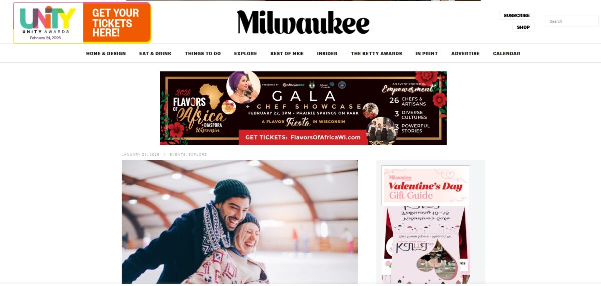 Milwaukee Magazine Valentine's Day Feature