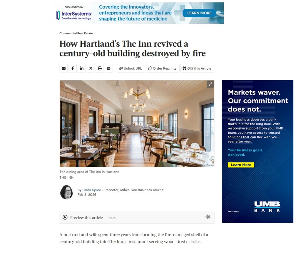 Milwaukee Business Journal The INN